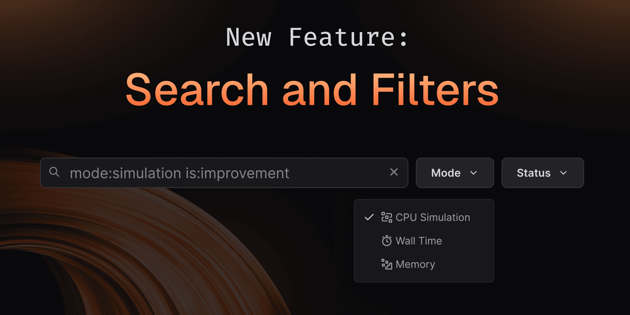 Search and Filter Benchmarks
